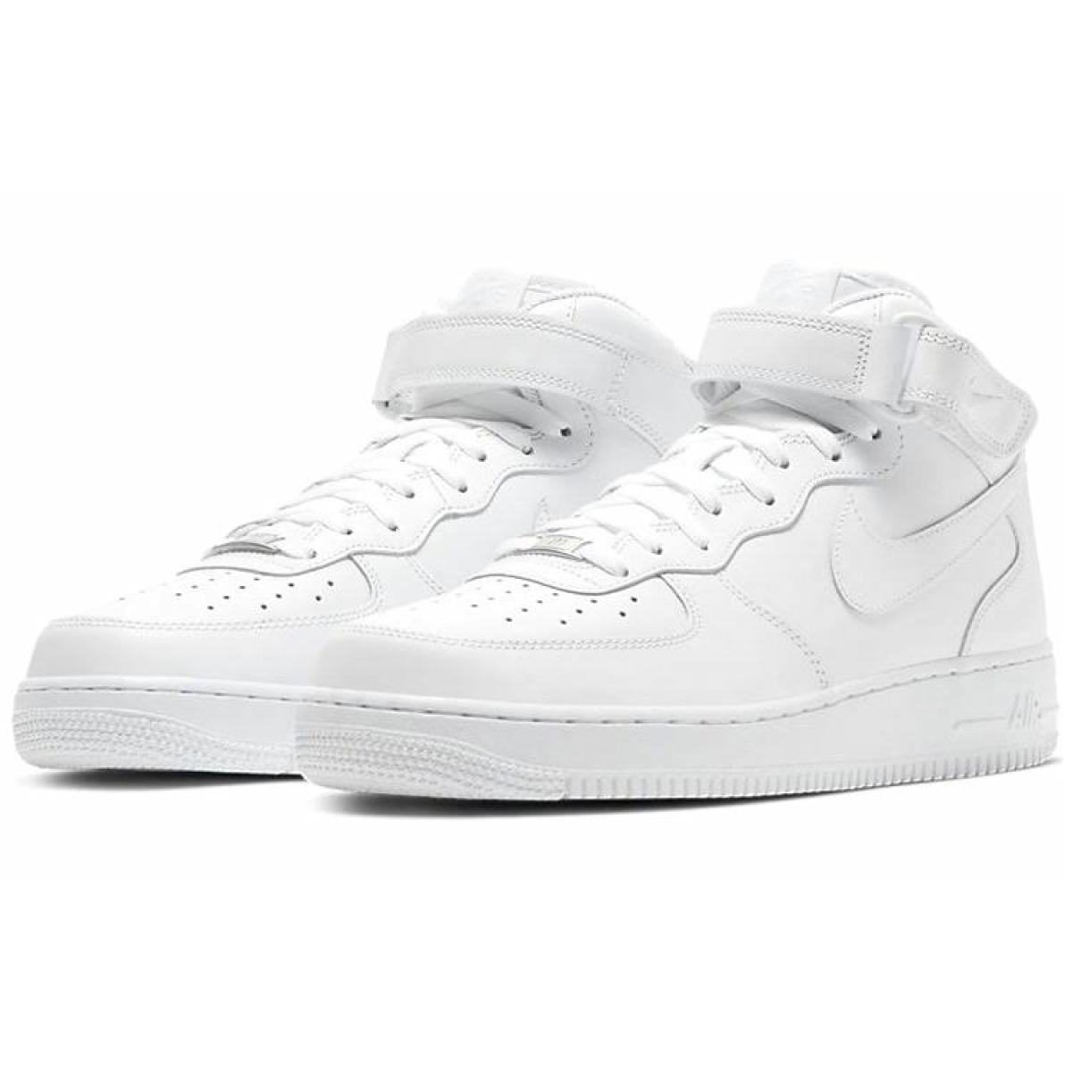 Мужские кроссовки Nike Air Force 1 '07 Mid White