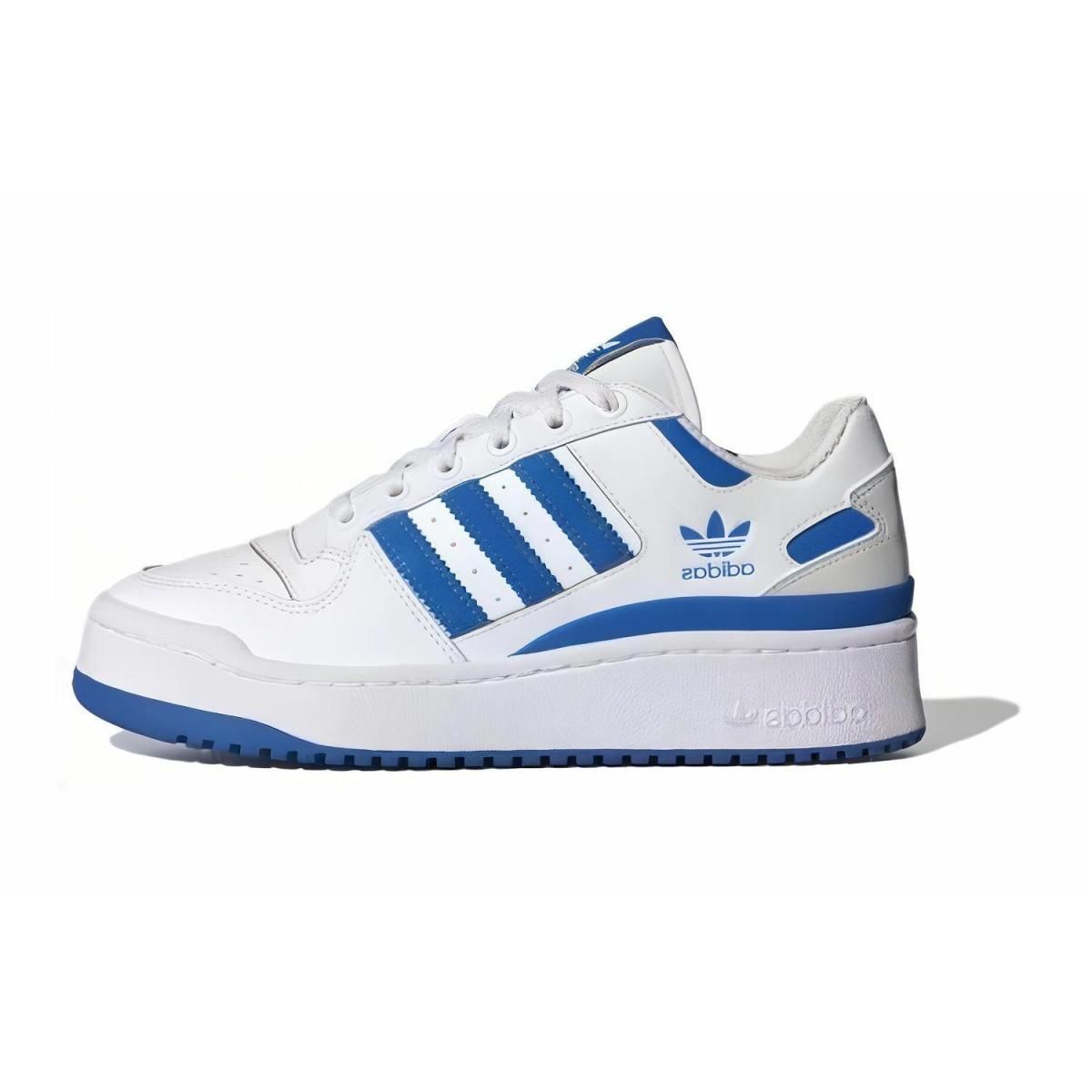 Женские кроссовки Adidas Originals Forum Bold Stripes White/Blue