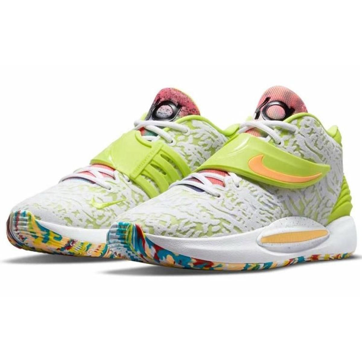 Кроссовки Nike KD 14 Cyber White/Lime/Green