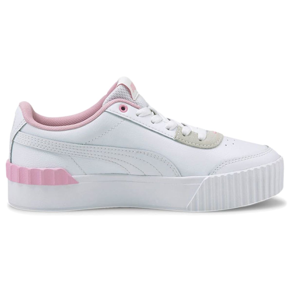 Женские кеды Puma Carina Lift White/Pink/Grey