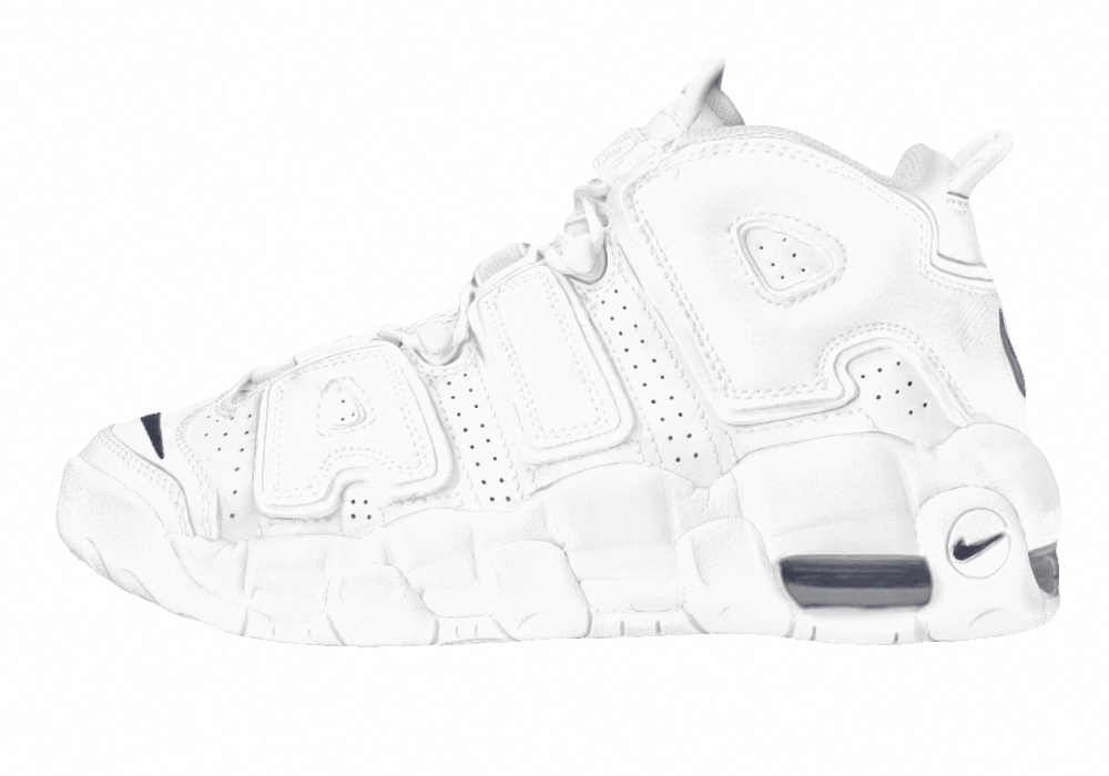 Подростковые кроссовки Nike Air More Uptempo White GS