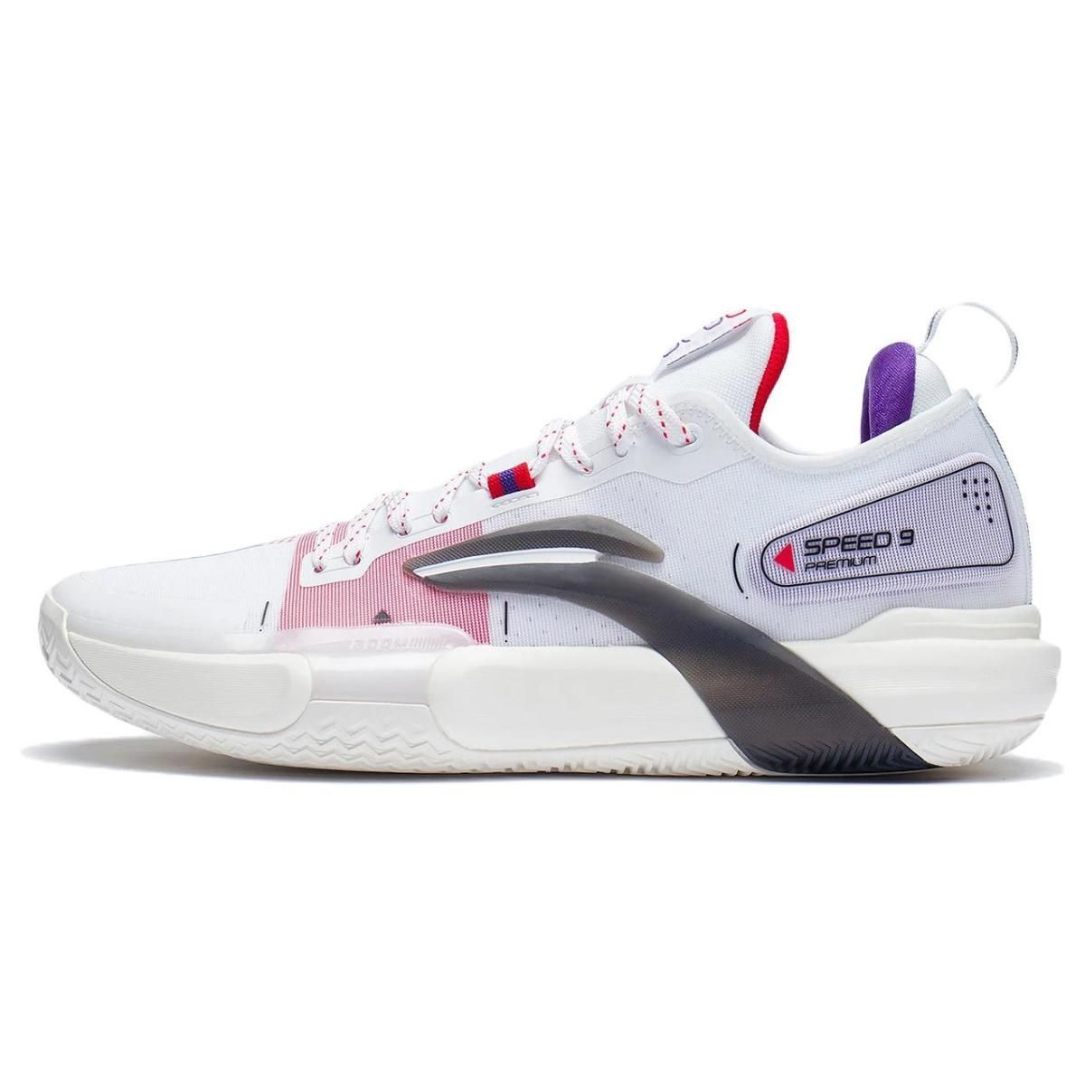 Мужские кроссовки LiNing Speed 9 Premium White/Violet
