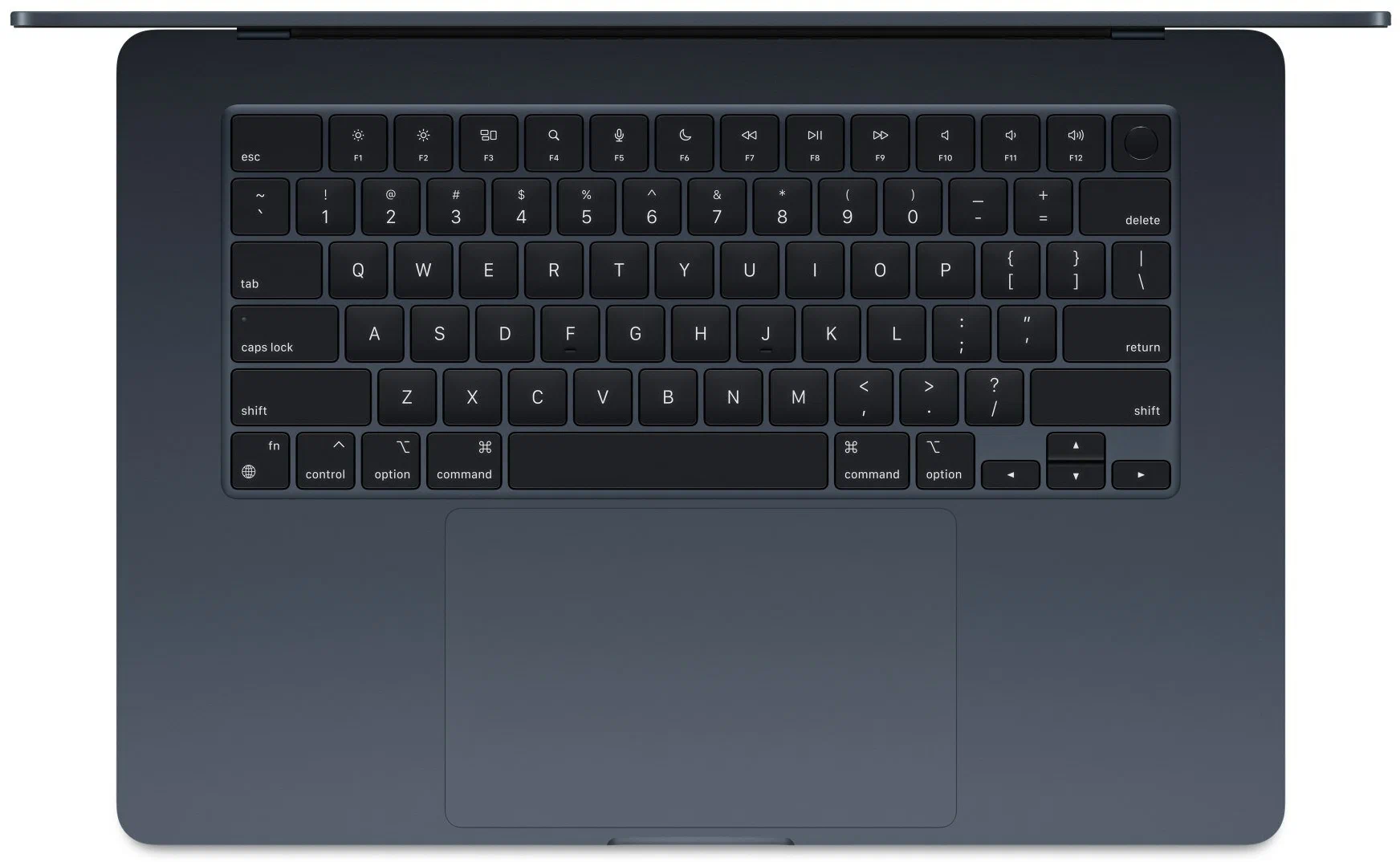15.3" Ноутбук Apple MacBook Air 15 M2 (2023), 8 GB RAM/256 GB SSD, 8 CPU/10 GPU, Midnight, английская клавиатура