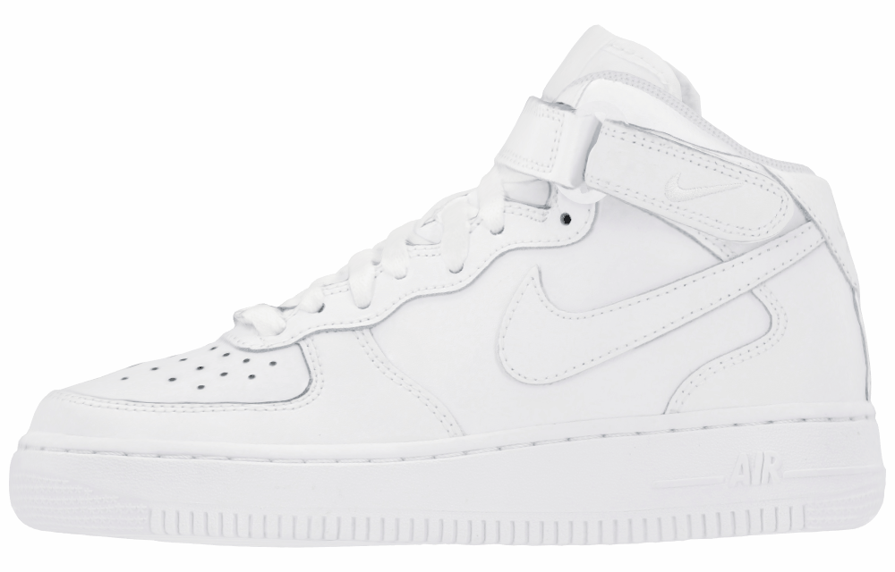 Подростковые кроссовки Nike Air Force 1 Mid White GS