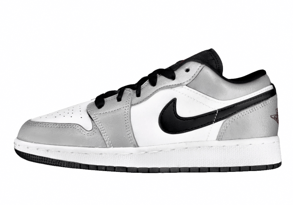Подростковые кроссовки Air Jordan 1 Low "Light Smoke Grey" GS