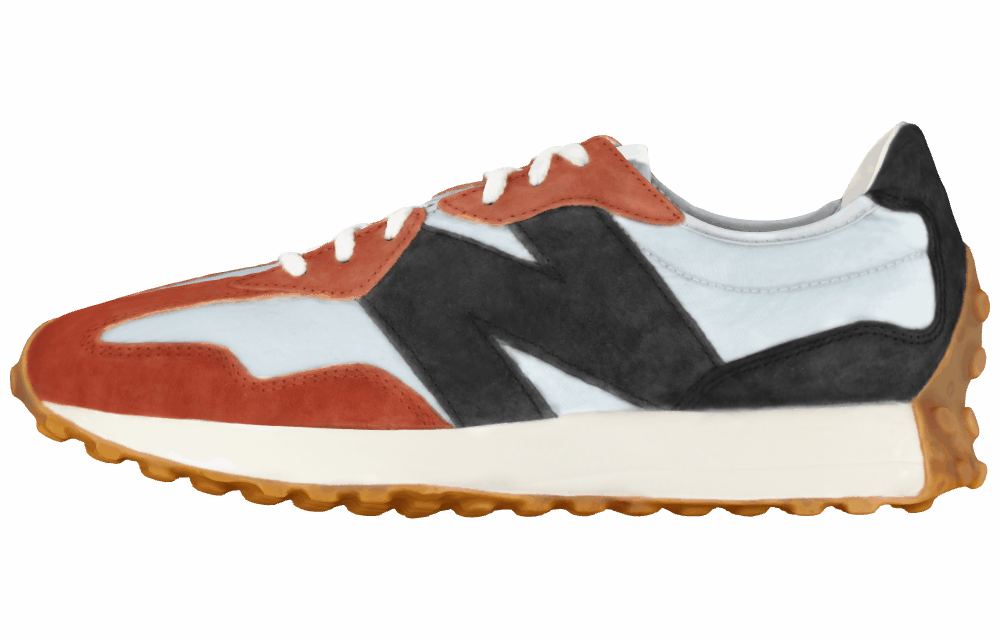 Кроссовки New Balance 327 Running Brown/Grey