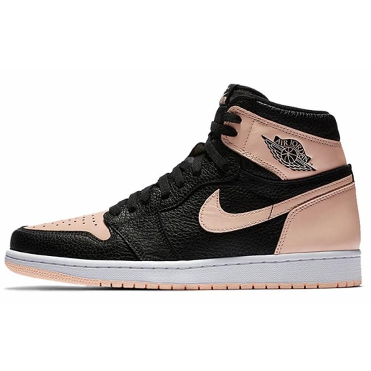 Мужские кроссовки Air Jordan 1 Retro High Black Crimson Tint