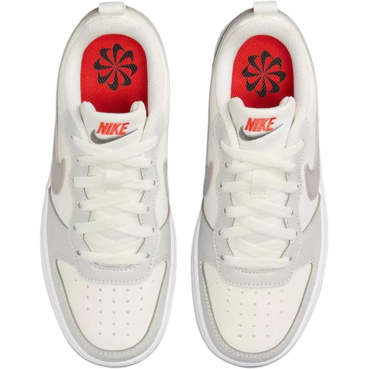 Подростковые кроссовки  Nike Court Borough Low Grey/White GS