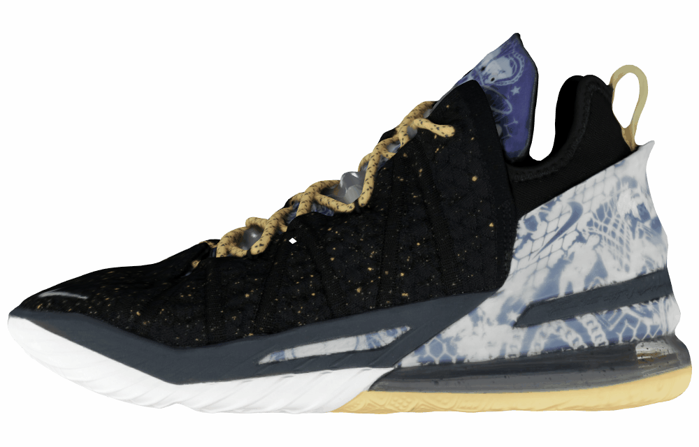 Кроссовки Nike Lebron 18 Reflections Black/Purple