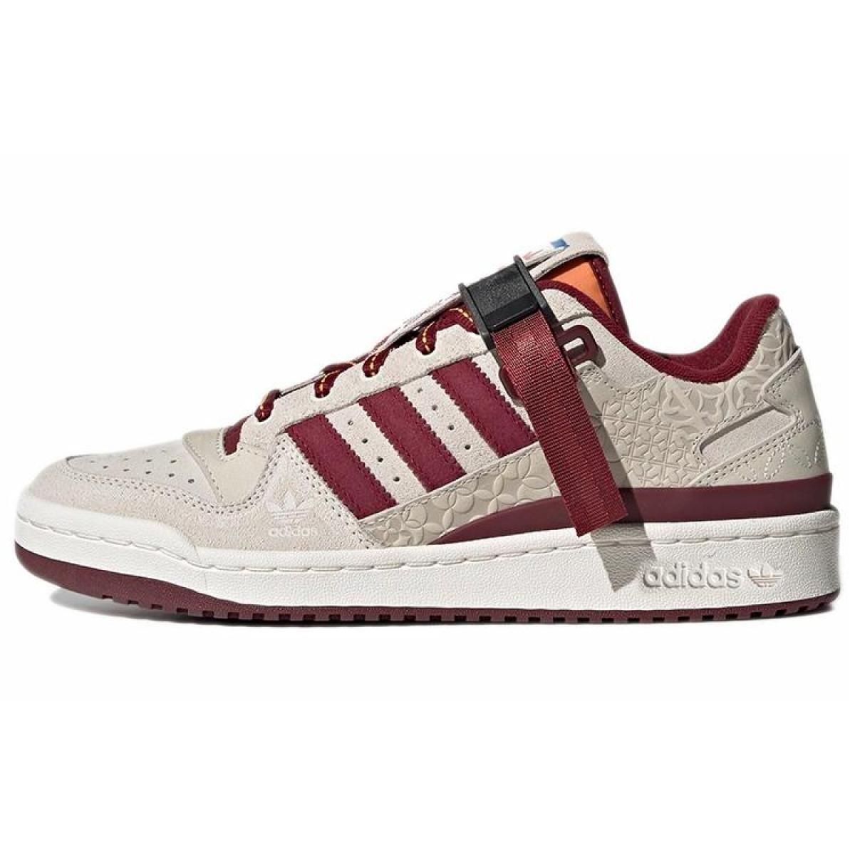 Кроссовки Adidas Originals Forum Low Cream/Red