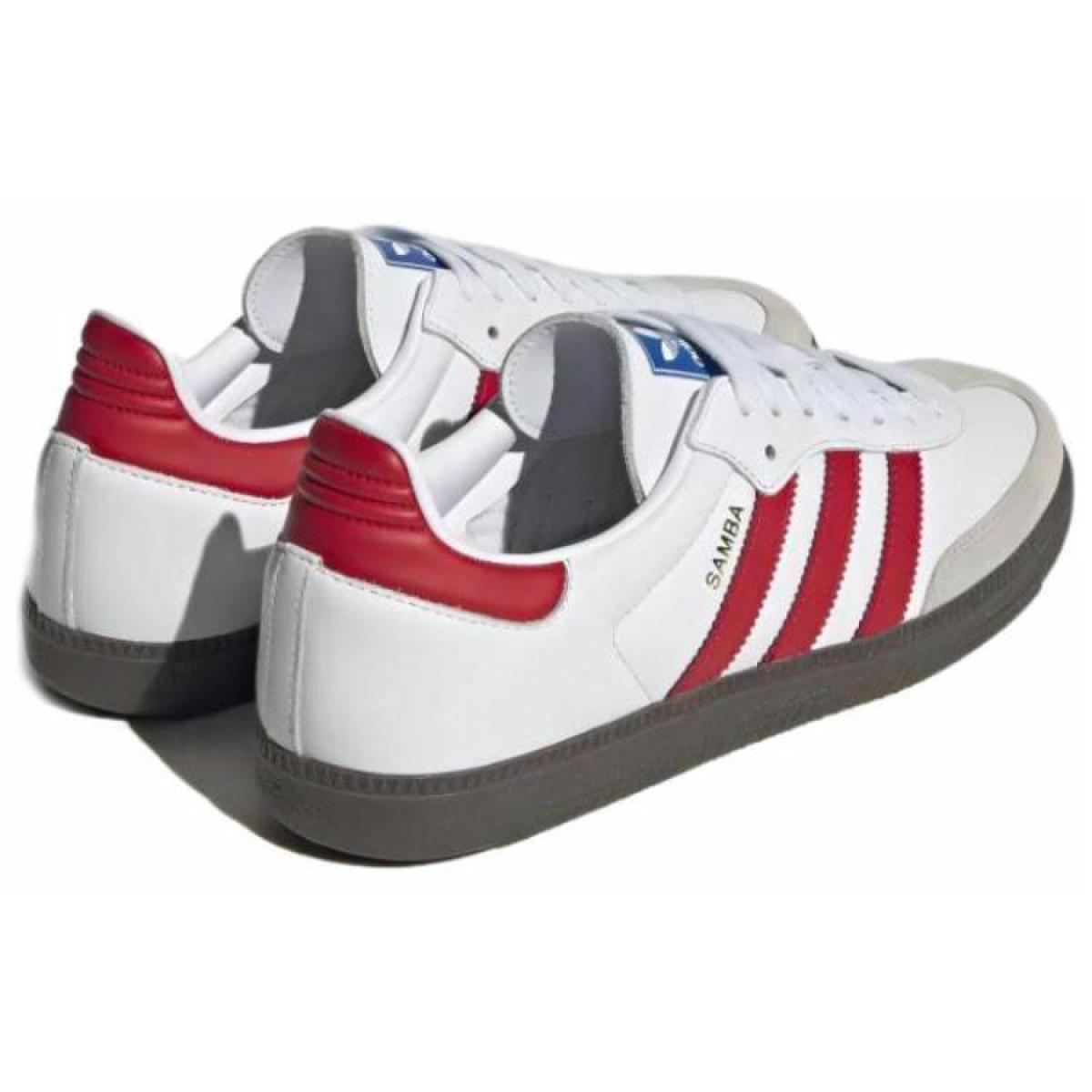 Кроссовки Adidas Originals SAMBA OG White/Red