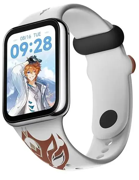 Умные смарт-часы Xiaomi Mi Band 8 Pro Genshin Impact Edition, 46 mm, Bluetooth, Silver/Grey