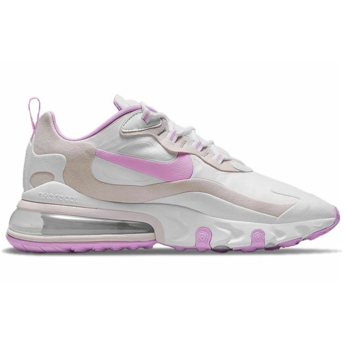 Женские кроссовки Nike Air Max 270 React Beige/Purple