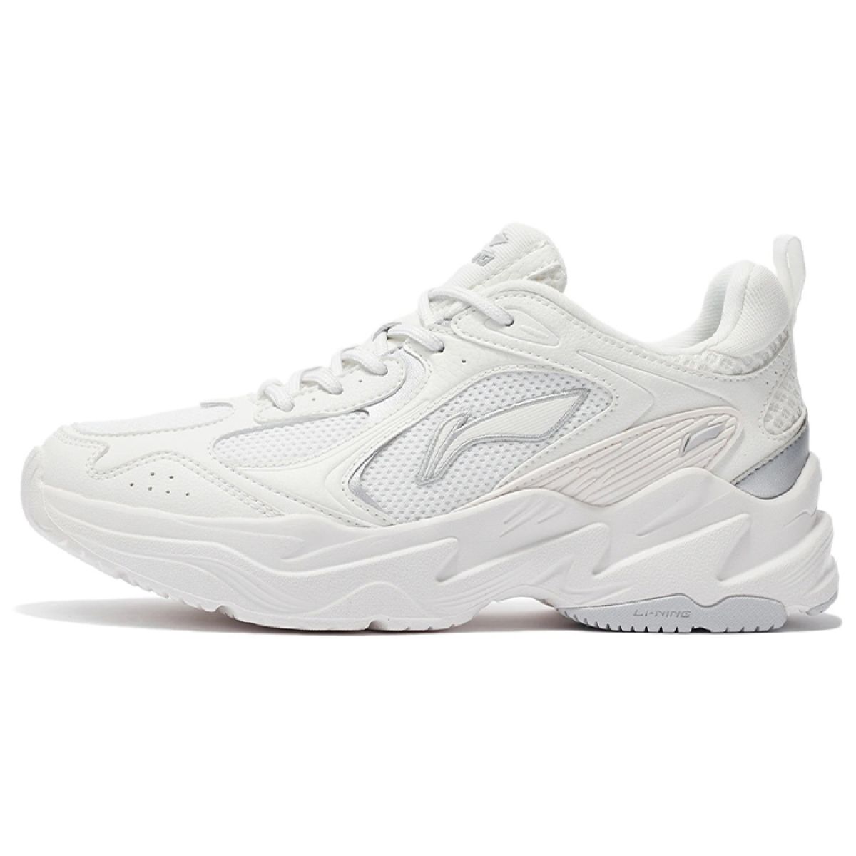 Женские кроссовки LiNing White/Silver