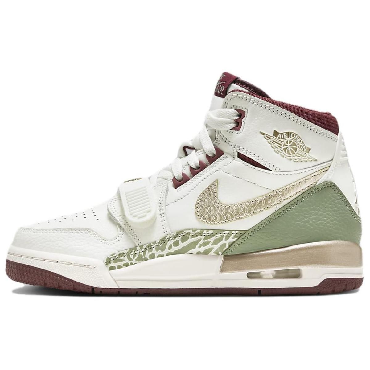 Подростковые кроссовки Air Jordan Legacy 312 "Year Of The Dragon"  Low Sail White/Phantom Grey GS