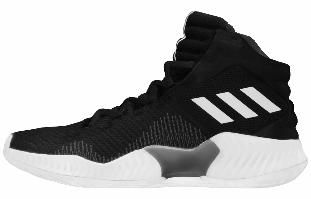 Мужские кроссовки Adidas Pro Bounce 2018 Black/White