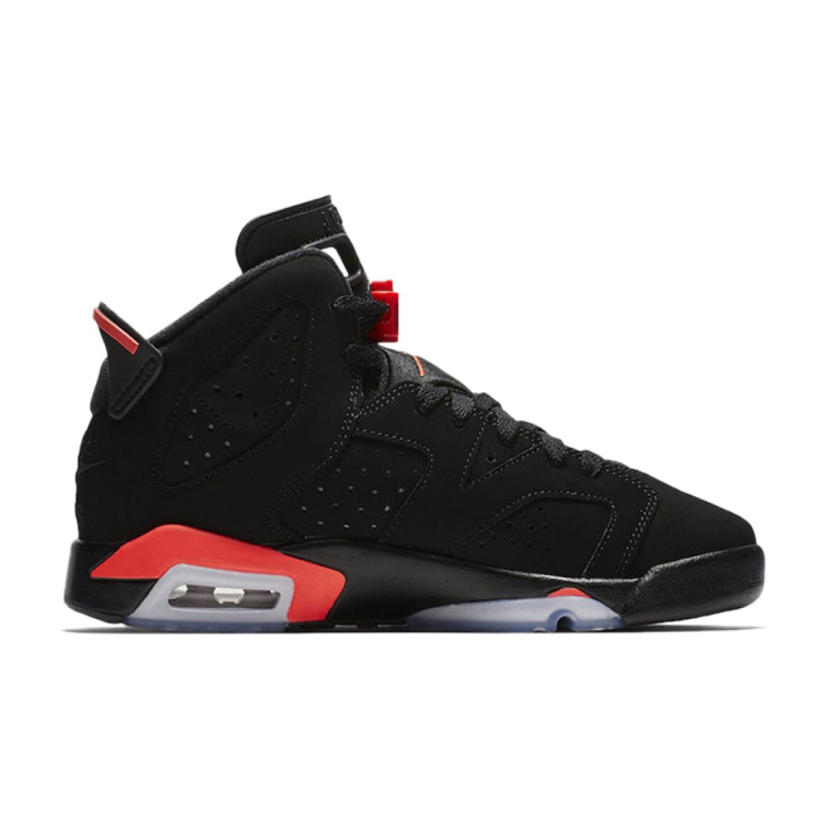 Подростковые кроссовки Air Jordan 6 Retro 2019 High Black Infrared GS