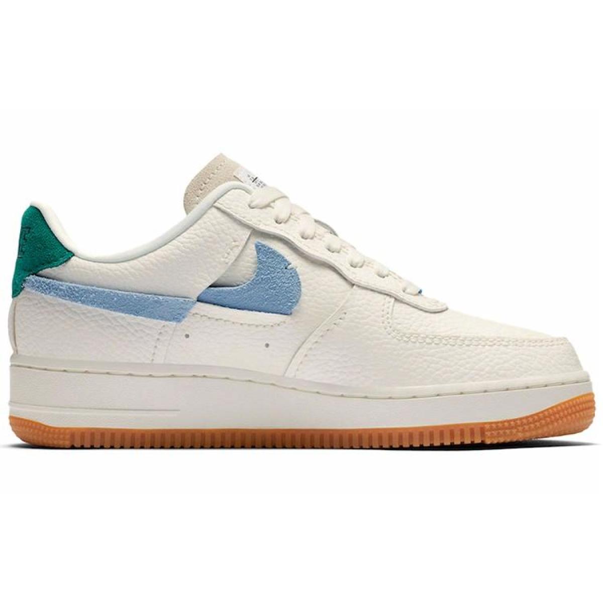 Женские кроссовки Nike Air Force 1 Vandalized Sail/Mystic Green