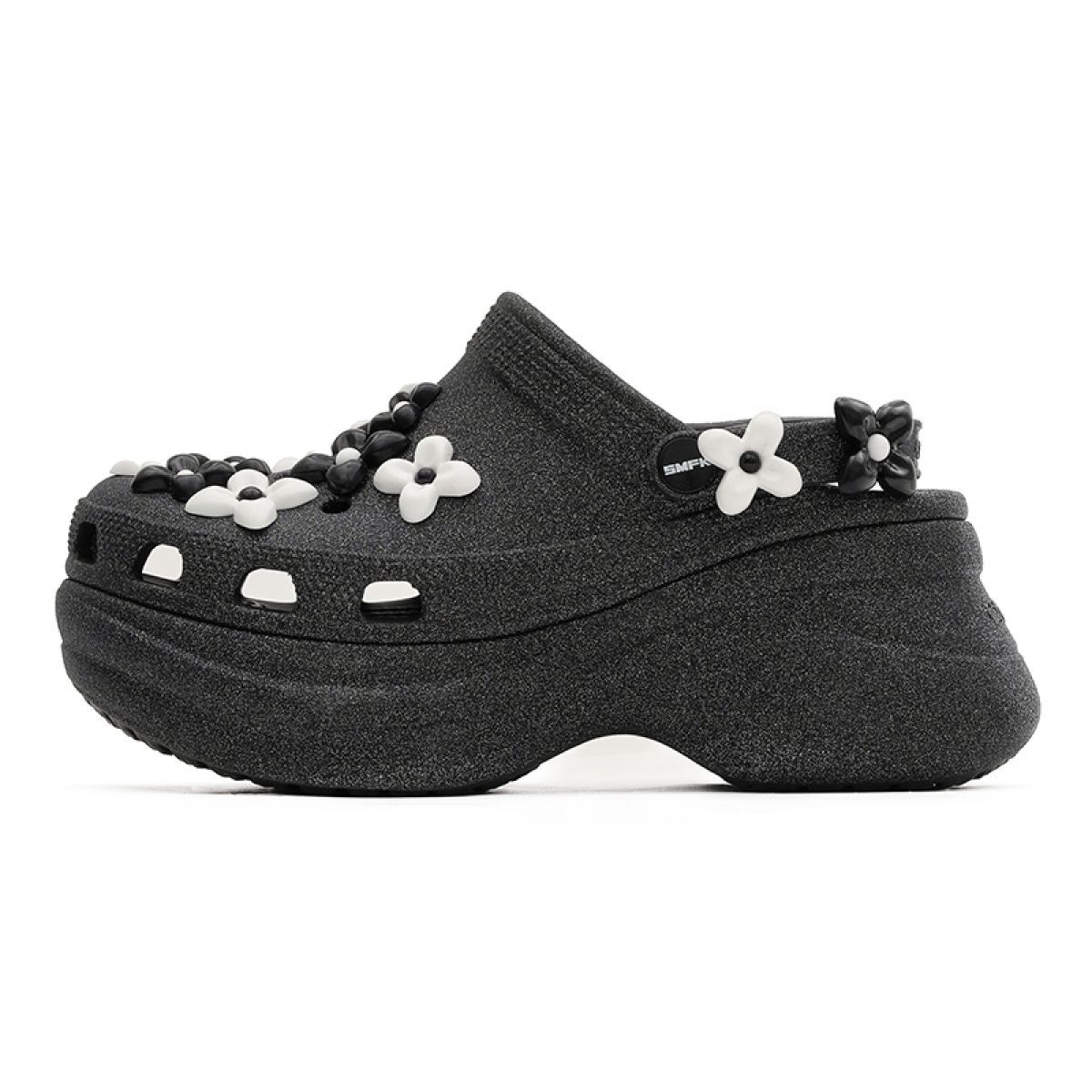 Сабо SMFK x Crocs Baby Whale Clog 3-5 cm Black Кр