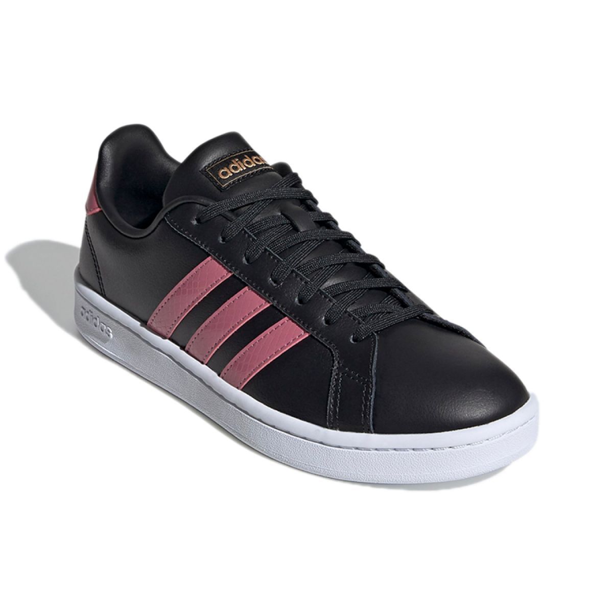 Женские кроссовки Adidas originals GRAND COURT Black/Pink