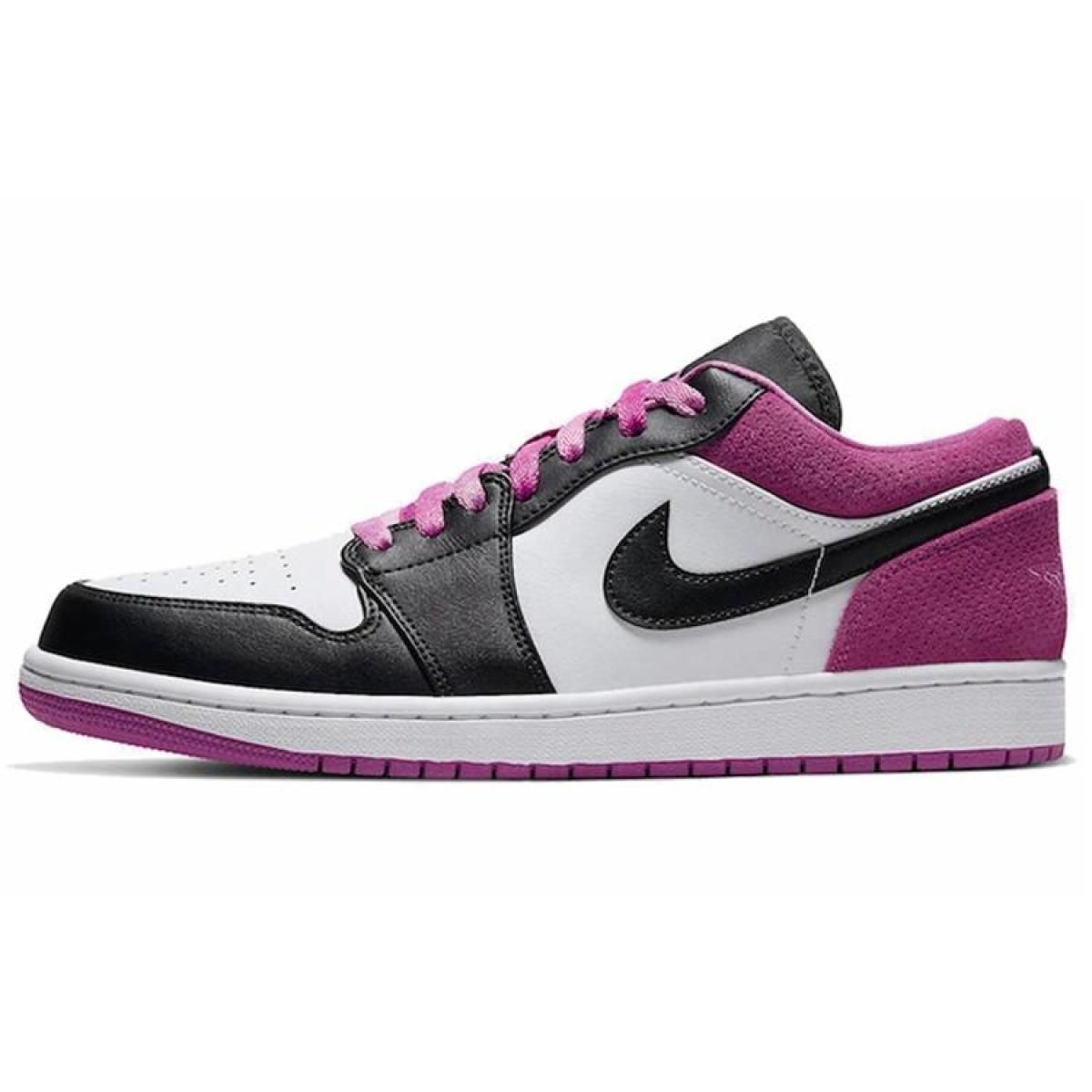 Кроссовки Air Jordan 1 Low Black/Active Fuchsia