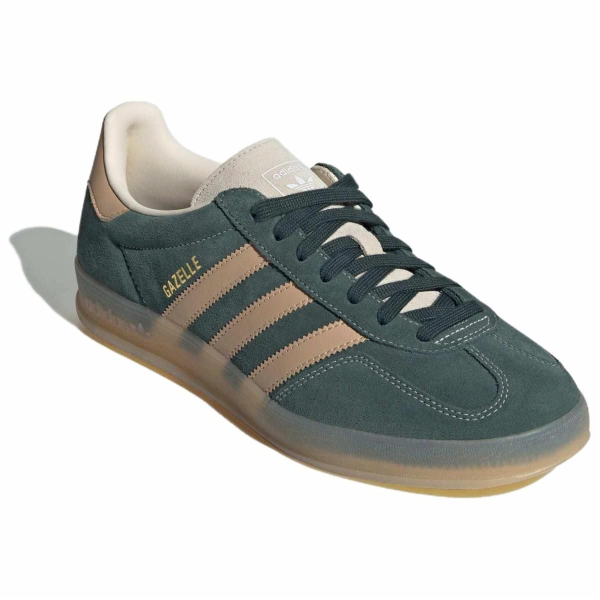 Мужские кроссовки Adidas Originals Gazelle Indoor Brown/Green