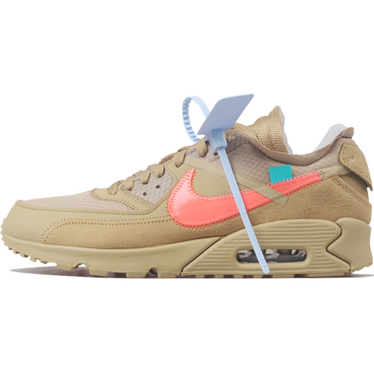 Кроссовки Off-White Nike Air Max 90 The Ten Desert Yellow