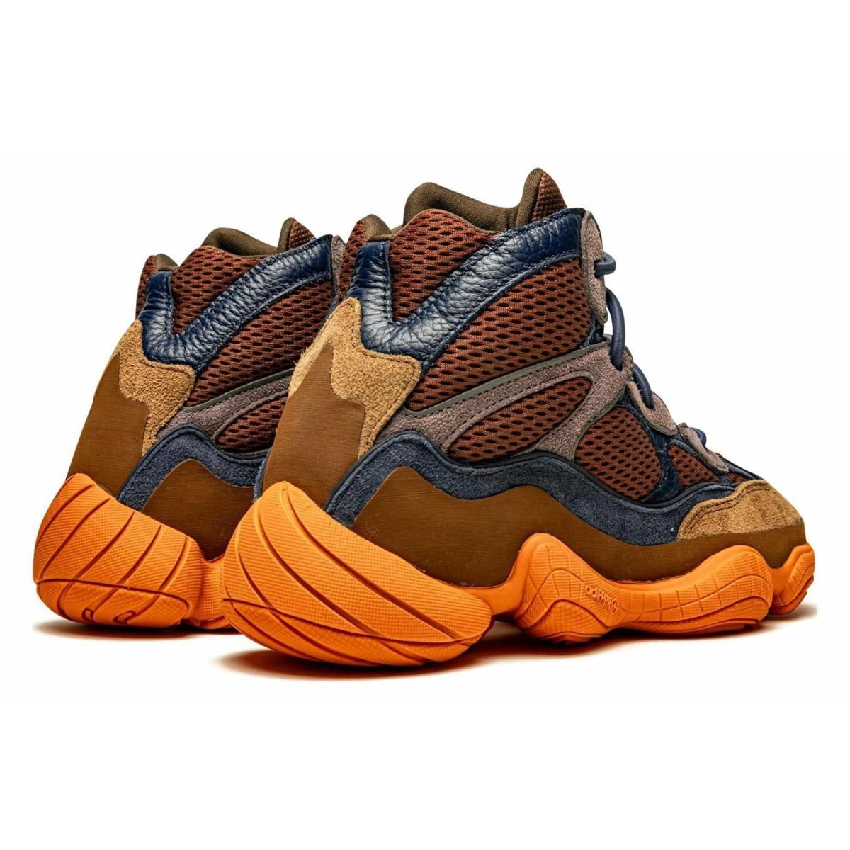 Кроссовки Adidas Originals Yeezy 500 High Brown/Blue/Orange