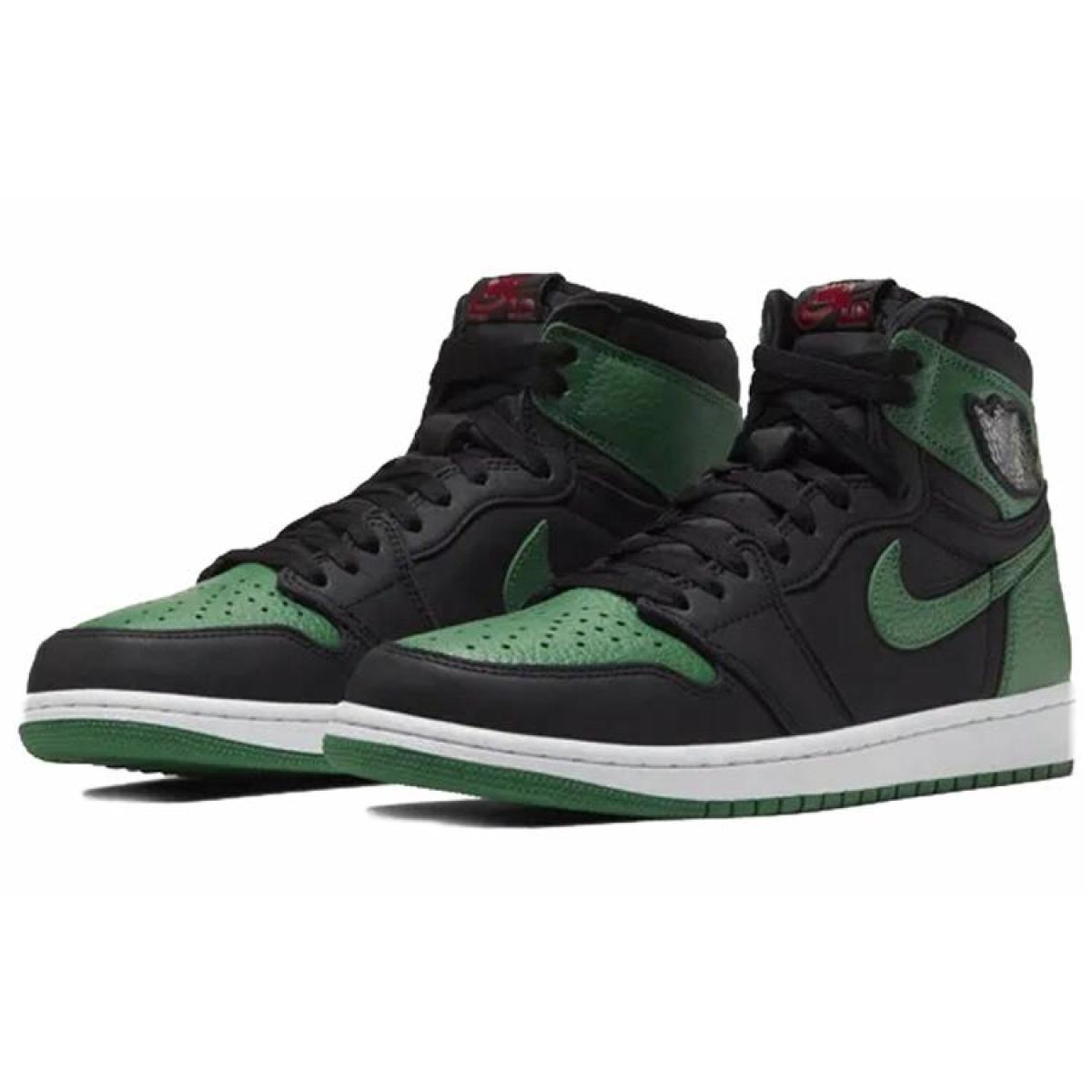 Кроссовки Air Jordan 1 Retro High Pine Green/Black