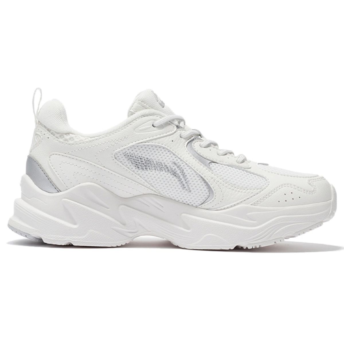Женские кроссовки LiNing White/Silver