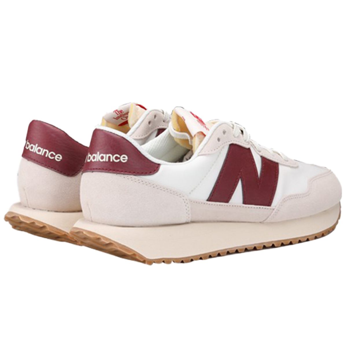 Кроссовки New Balance 237 White/Burgundy