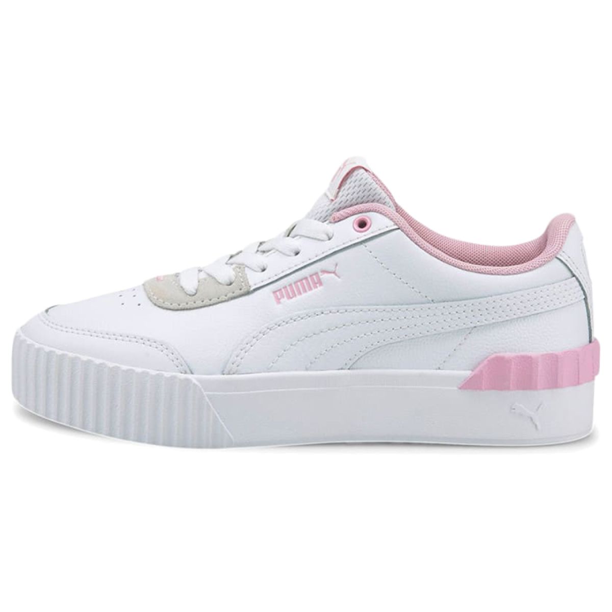Женские кеды Puma Carina Lift White/Pink/Grey