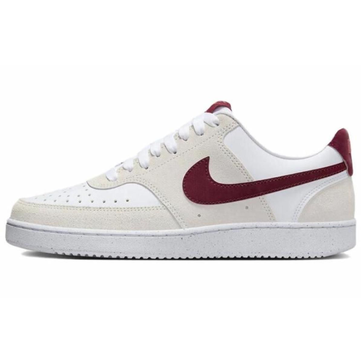 Женские кроссовки Nike Court Vision LO White/Burgundy