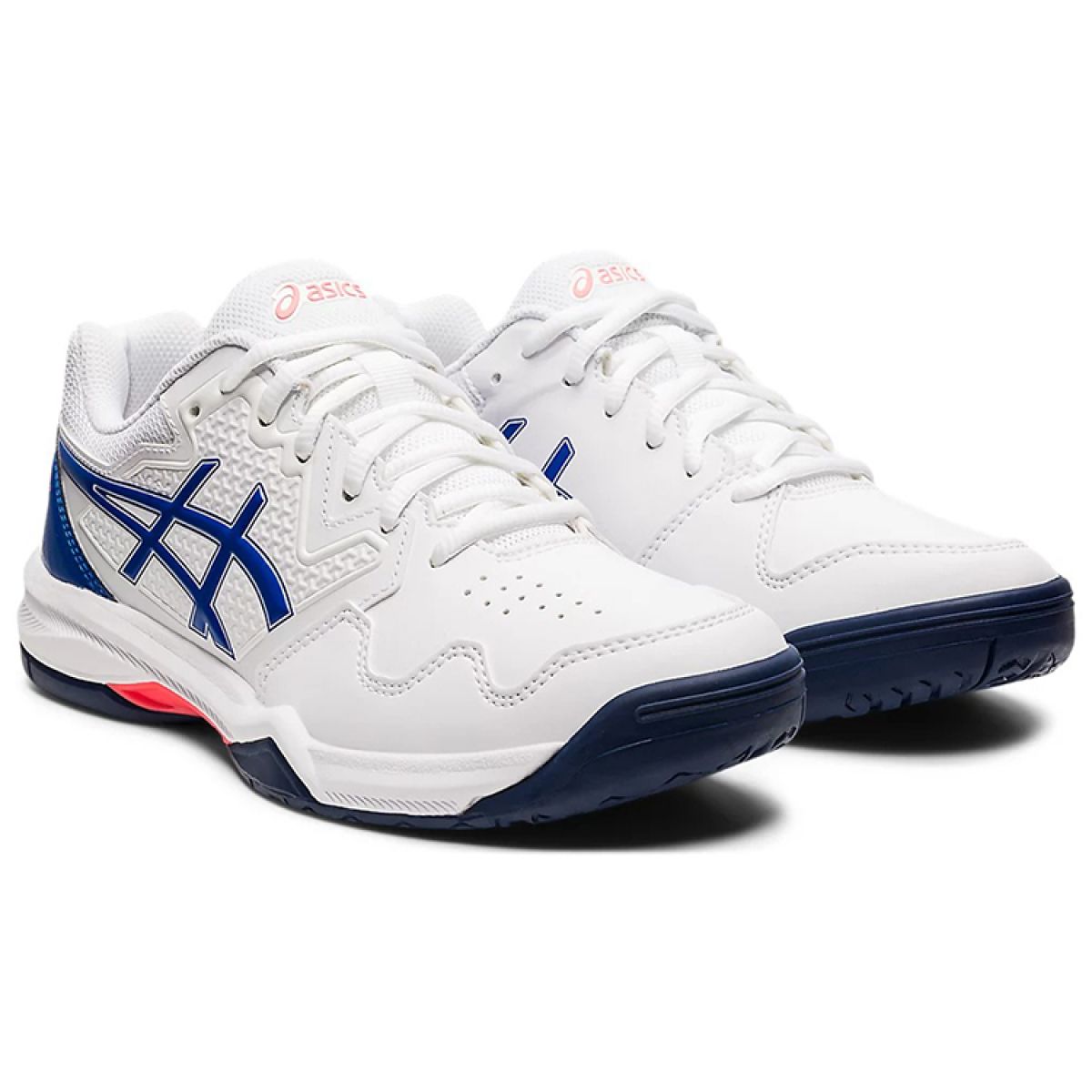 Женские кроссовки Asics Gel-Dedicate 7 White/Blue/Orange