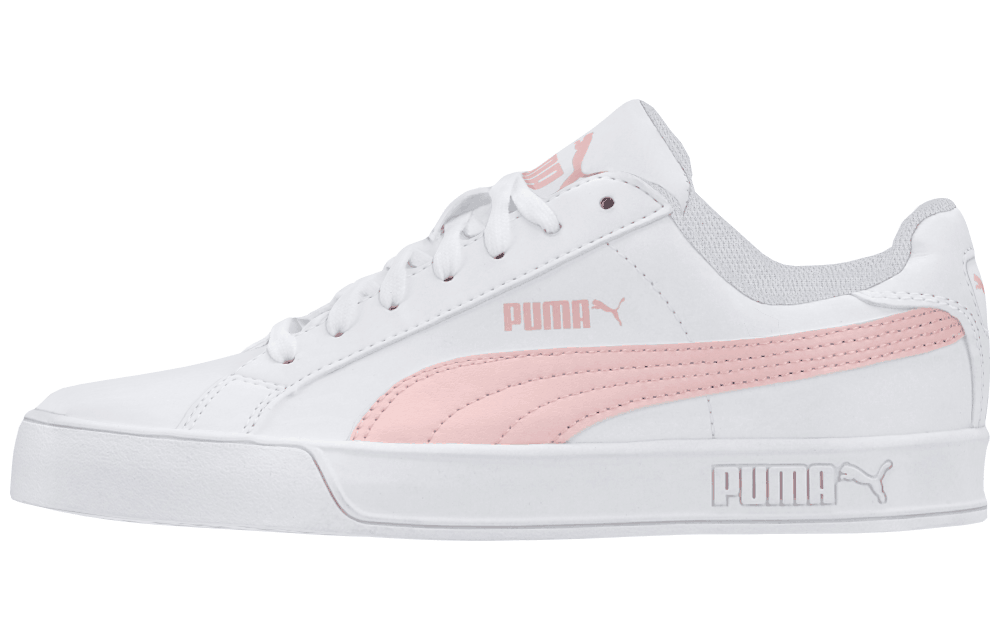 Женские кеды Puma Smash White/Pink