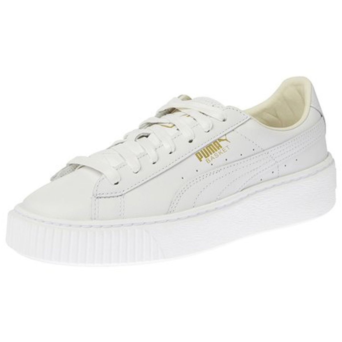 Женские кроссовки Fenty Beauty х Puma Basket Platform Core White