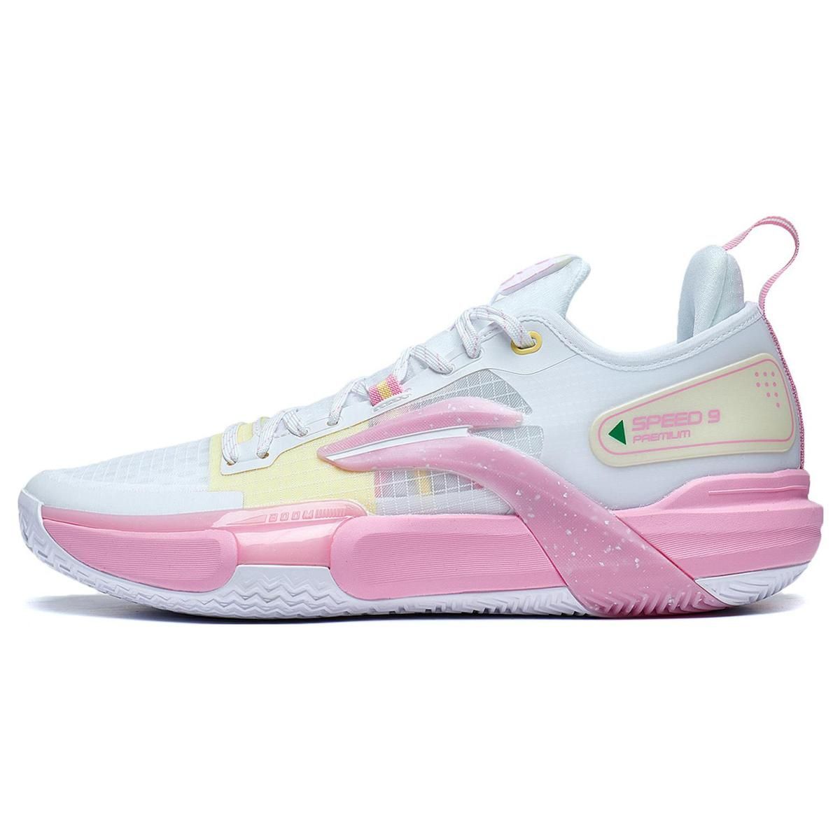 Мужские кроссовки LiNing Speed 9 Premium Pink/White