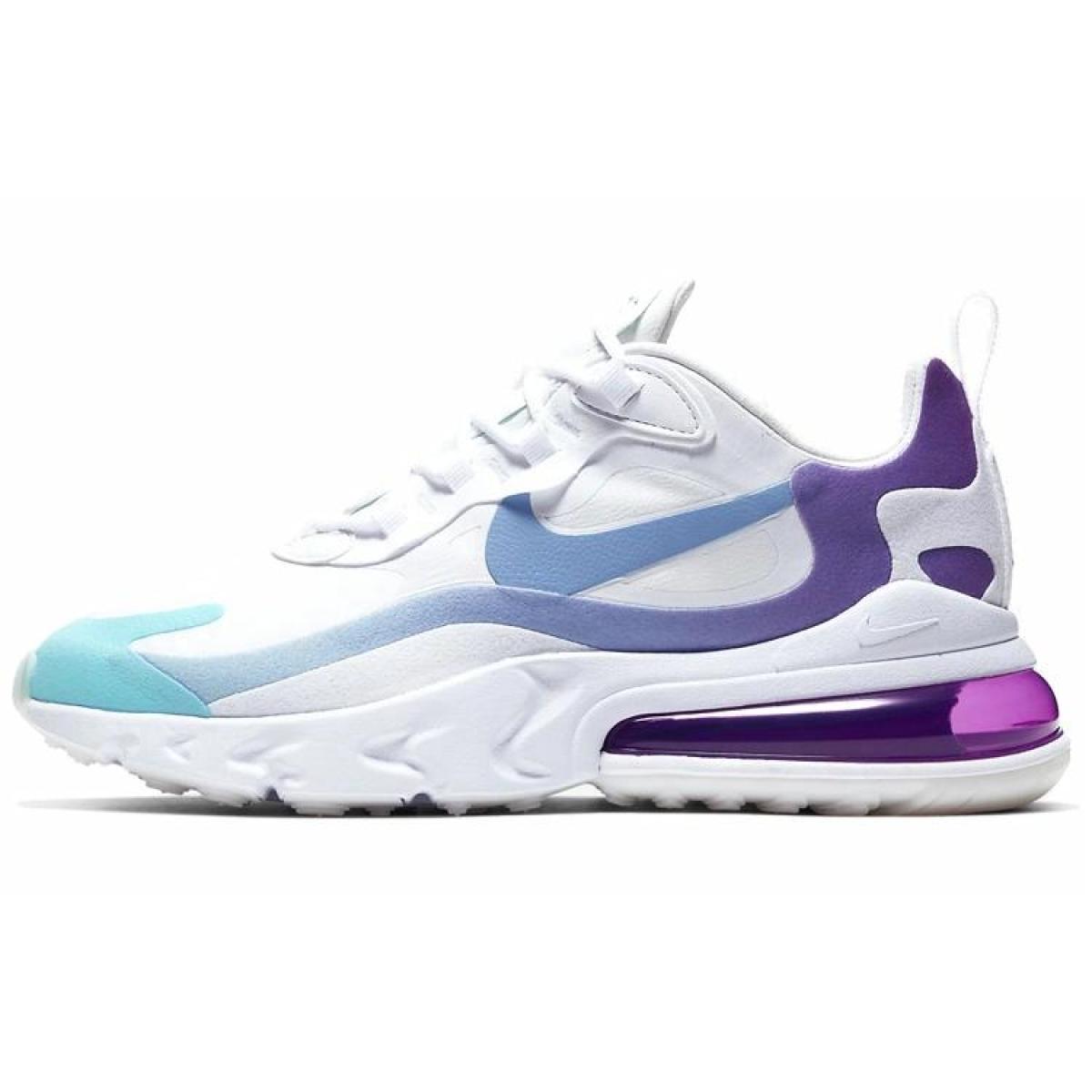 Женские кроссовки Nike Air Max 270 React Blue/Purple Gradient