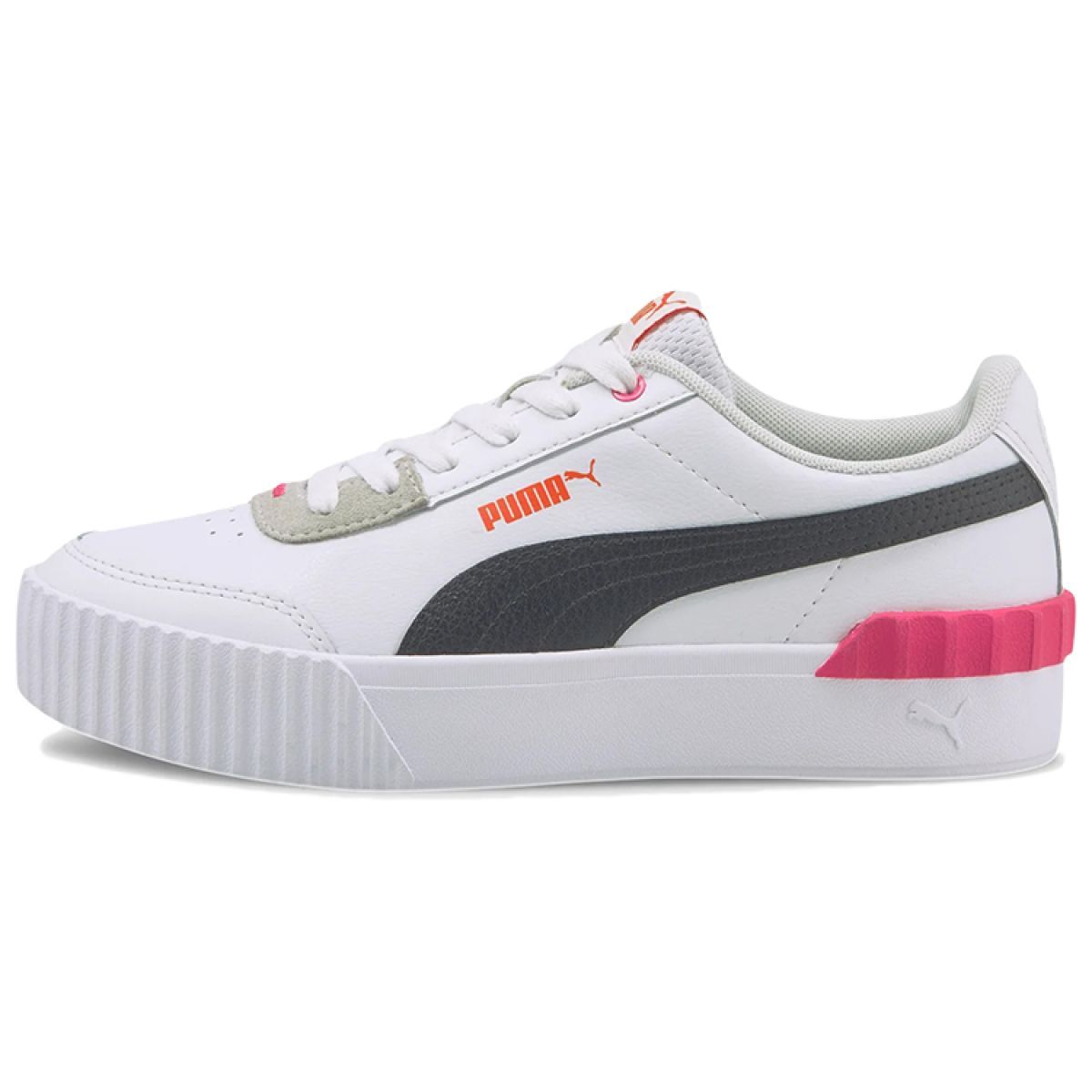 Женские кеды Puma Carina Lift White/Black/Pink