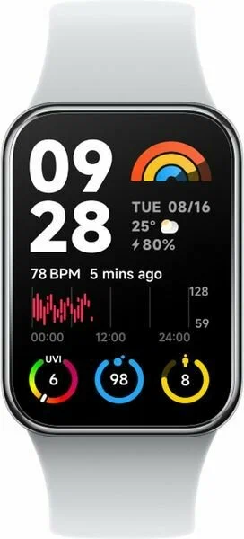 Умные смарт-часы Xiaomi Mi Band 8 Pro, 46 mm, Bluetooth, White