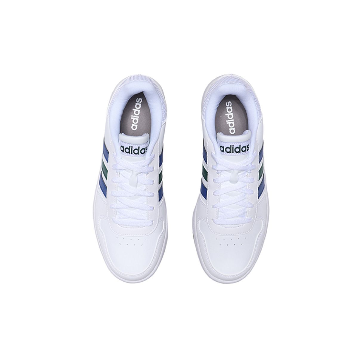 Мужские кроссовки Adidas neo Hoops 2.0 White/Blue/Green