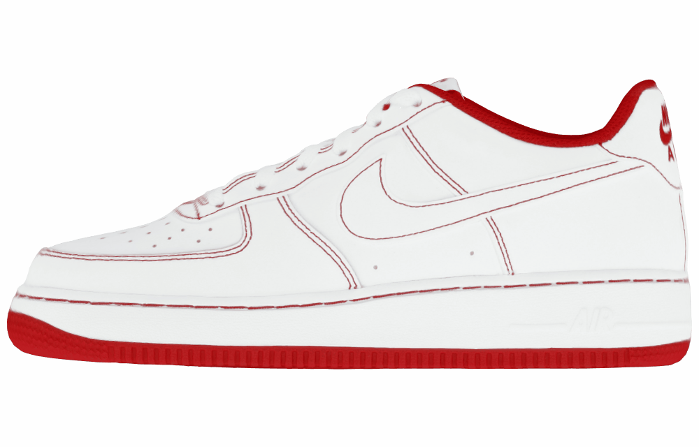 Подростковые кроссовки Nike Air Force 1 Low University Red GS