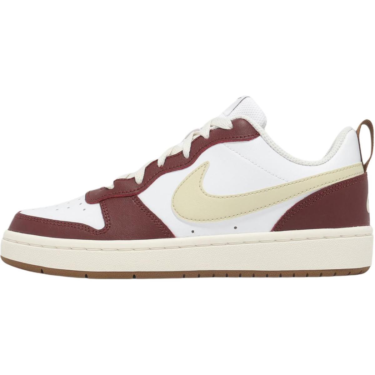 Подростковые кроссовки Nike Court Borough Low2 White/Red GS