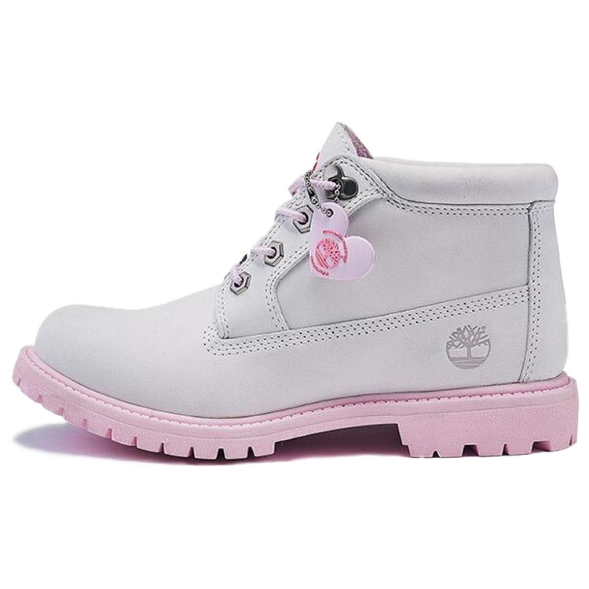 Женские ботинки Timberland Chukka Grey/Pink
