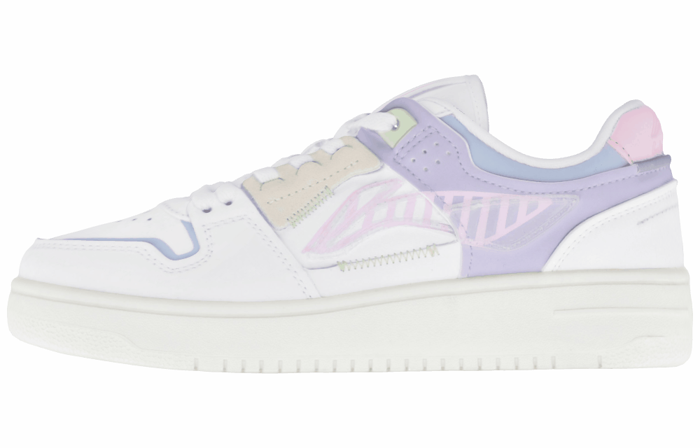 Женские кеды LiNing Tianji Series White/Purple/Pink