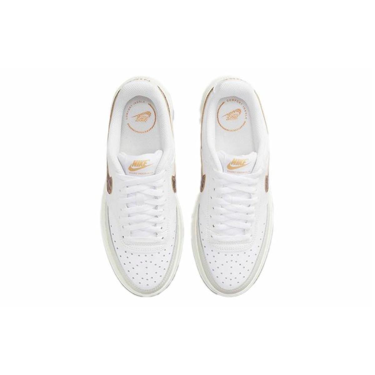 Женские кроссовки Nike Court Vision 1 Alta White/Brown/Leopard