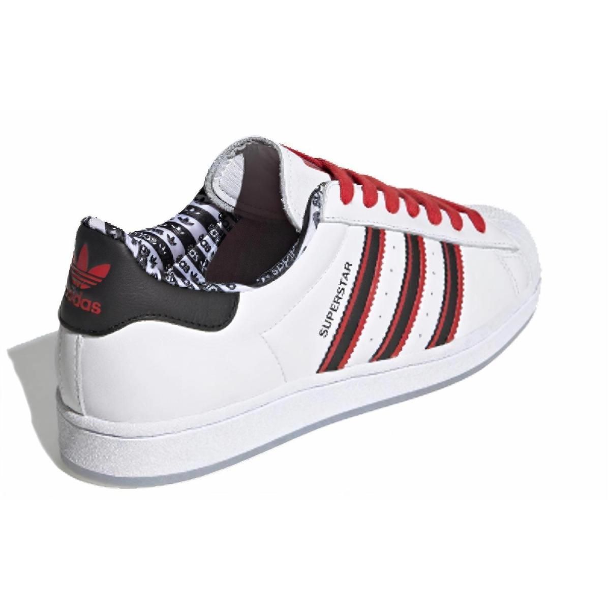Кеды Adidas Originals Superstar White/Red