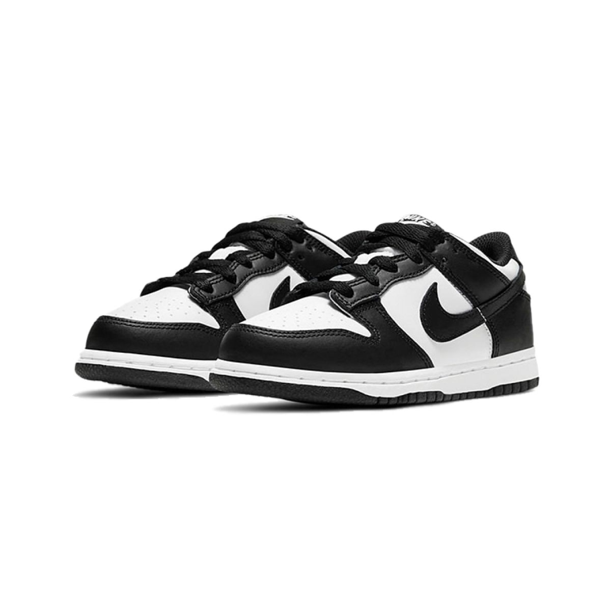 Подростковые кроссовки Nike Dunk Low White/Black