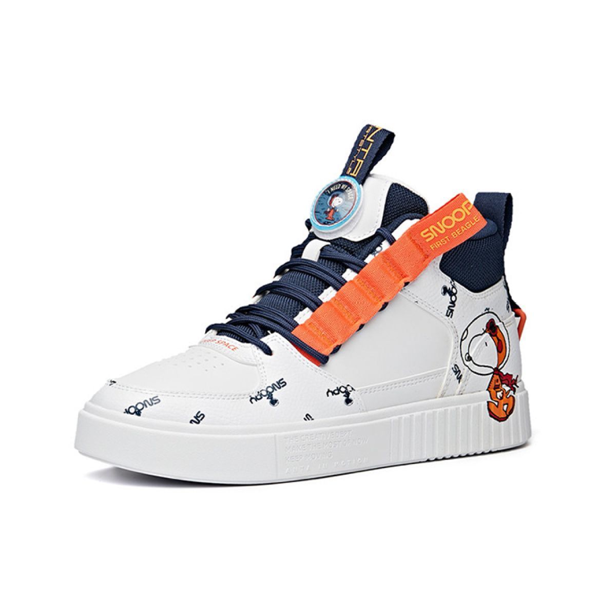 Мужские кроссовки Anta x Snoopy High White/Blue/Orange