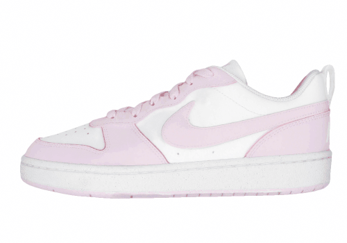 Подростковые Nike Court Borough Low White/Pink GS